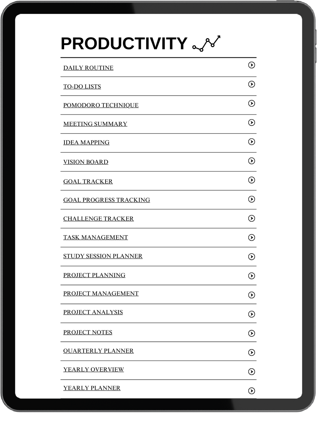 Productivity Planner
