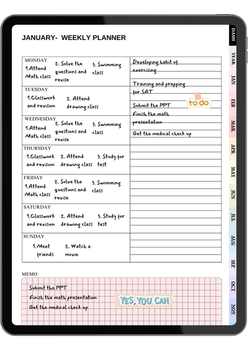 Monthly Planner