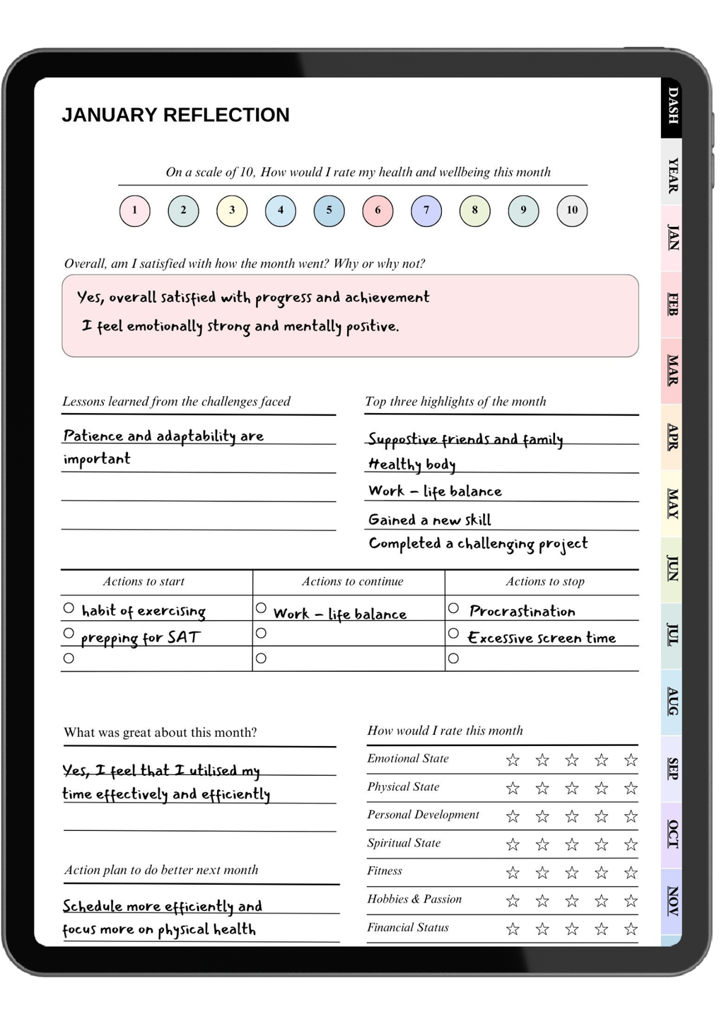 Monthly Planner